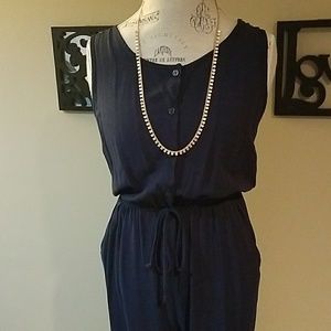 Navy blue jumpsuit